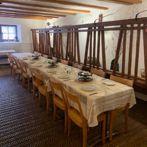 La salle de l'étable